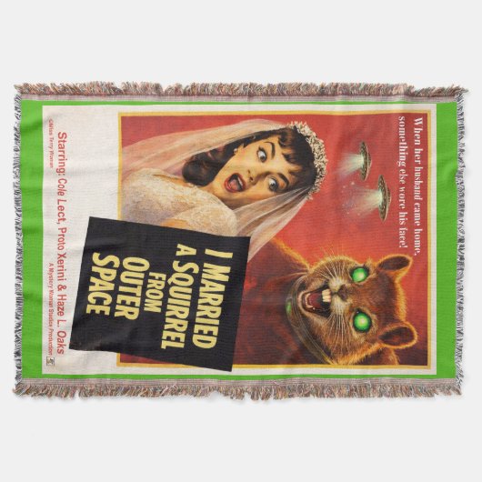 Squirrel from Outer Space Deken (Voorkant)