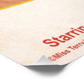 Squirrel from Outer Space Perfect Poster (Hoek)