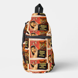 Squirrel from Outer Space Sling Bag