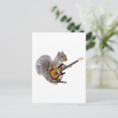 Squirrel Guitar Briefkaart (Staand voorkant)