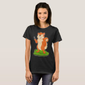 Squirrel Hairdresser Scissors T-shirt (Voorkant volledig)