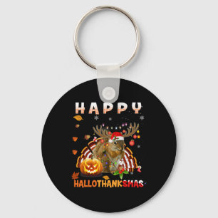 Squirrel Halloween en Merry KerstHappy Hallo Sleutelhanger