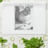 Squirrel Hand Towel Theedoek (Gevouwen)