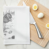 Squirrel Hand Towel Theedoek (Quarter Fold)