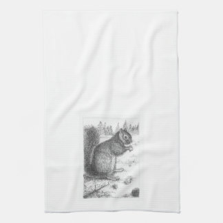 Squirrel Hand Towel Theedoek
