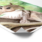 Squirrel heeft Nuts Art Print Ready to Lijst Miran (Hoek)