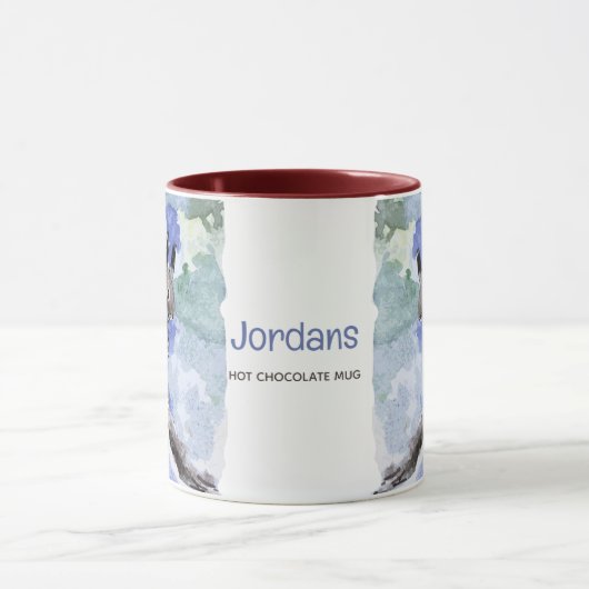 Squirrel hot chocolate mug mok (Midden)