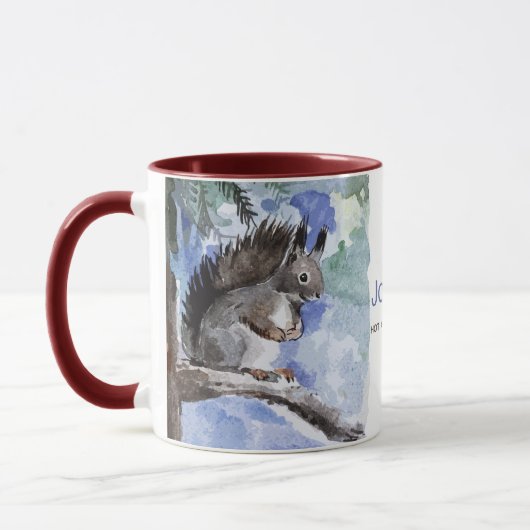 Squirrel hot chocolate mug mok (Links)