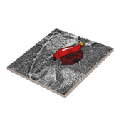 Squirrel in Christmas Tree Tegeltje (Zijkant)