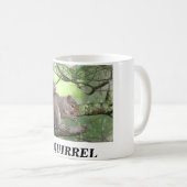 SQUIRREL IN PINE TREE EAT NUT KOFFIEMOK (Voorkant rechts)