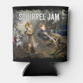 Squirrel Jam - grappige rockband Blikjeskoeler (Voorkant)