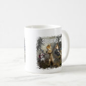 Squirrel Jam - grappige rockband Koffiemok (Voorkant rechts)