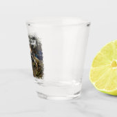 Squirrel Jam - grappige rockband Shot Glas (Rechts)