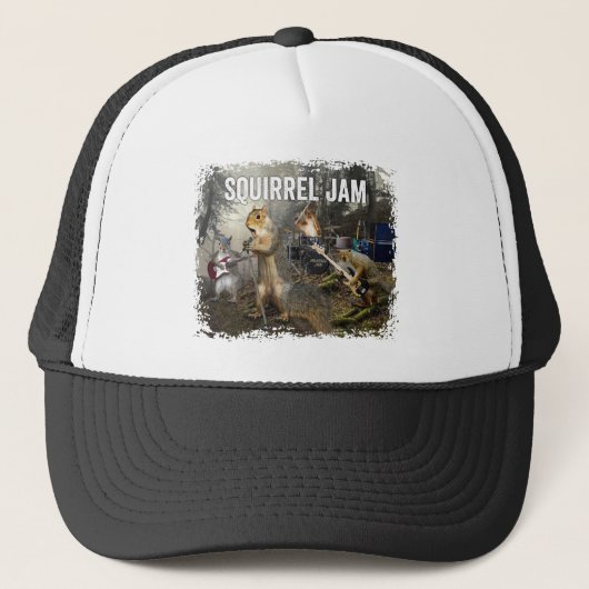 Squirrel Jam - grappige rockband Trucker Pet (Voorkant)