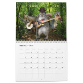 Squirrel Jam - Nutty Musicians Calendar Kalender (Feb 2026)