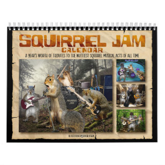 Squirrel Jam - Nutty Musicians Calendar Kalender