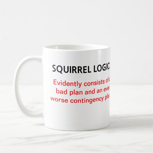 Squirrel Logic Koffiemok (Links)