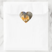 Squirrel Love_ Hart Sticker (Tas)
