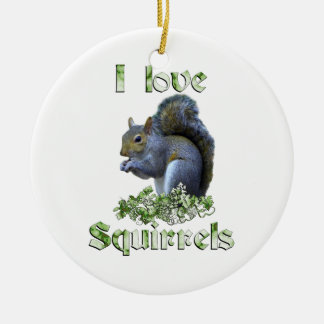 Squirrel Love Keramisch Ornament