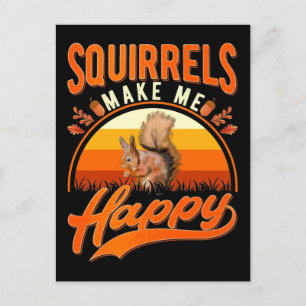 Squirrel Lover Forest Animal Briefkaart
