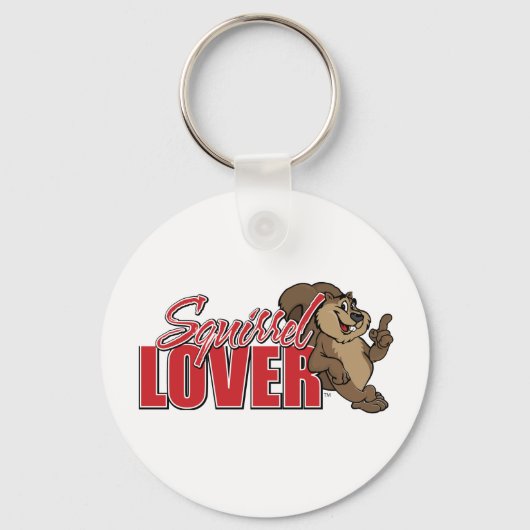 Squirrel Lover Sleutelhanger (Voorkant)