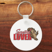Squirrel Lover Sleutelhanger (Voorkant)