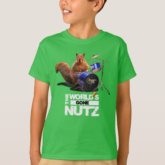 Squirrel Me Bad Drummer T-shirt (Voorkant)