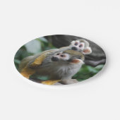 Squirrel Monkey Papieren Bordje (Gekanteld)