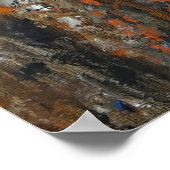 Squirrel on Pine Tree – Realistic Oil Painting Poster (Hoek)