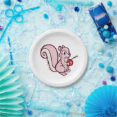 Squirrel Paper plates Papieren Bordje (Feest)