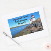 Squirrel Point Vuurtoren, Maine Stickers (Envelop)