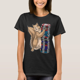 Squirrel Poker chips T-shirt