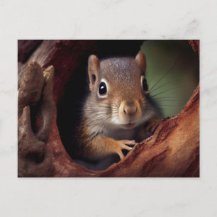 Squirrel Portrait Briefkaart