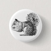 Squirrel Ronde Button 3,2 Cm (Voorkant)