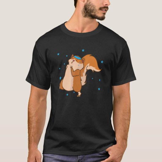 Squirrel runing Rodent T-shirt (Voorkant)