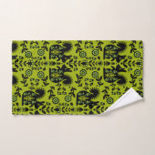 Squirrel Scandinavian Folk Art Bad Handdoek (Handdoek)