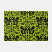 Squirrel Scandinavian Folk Art Deurmat (Voorkant)