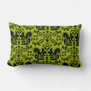 Squirrel Scandinavian Folk Art Kussen