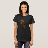 Squirrel skeleton with nut - Aestethic Goblincore T-shirt (Voorkant volledig)