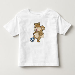 Squirrel Soccer player Soccer Kinder Shirts