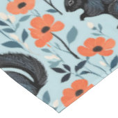 Squirrel Spring Flowers Art  Tafelkleed (Gekanteld)