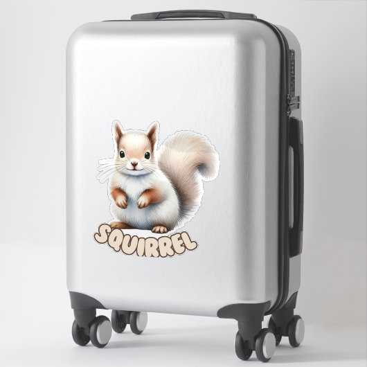 SQUIRREL - STICKER DE NURSERY (Sur valise)
