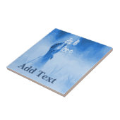 Squirrel Tile, Dutch Kijk, personaliseren Tegeltje (Zijkant)