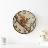Squirrel Wall Clock Grote Klok (Huis)