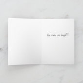 Squirrel... You Make Me Laugh Kaart (Binnen)