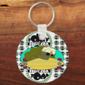 Squirreldini Longboarder Sleutelhanger (Voorkant)