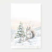 Squirrels in Winter Snow Notes (Voorkant)