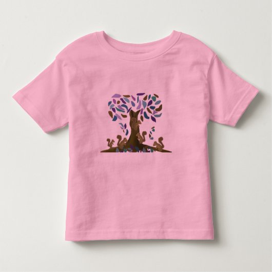 Squirrel's Treehouse Kinder Shirts (Voorkant)