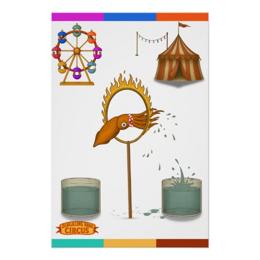 Squirty squid perfect poster (Voorkant)