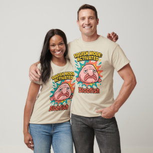 Squish Mode Geactiveerd – Knuffel Blobvis T-shirt